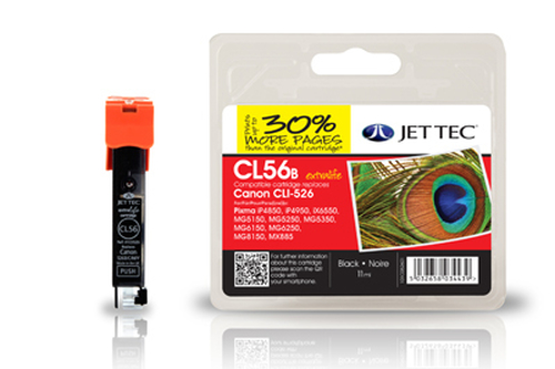 Jettec Compat CANON CLI526BK BLACK INK 9ML – Jet Tec