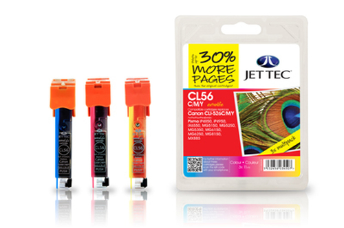Jettec Compat CANON CLI526 CMY MULTIPACK 3x9ML – Jet Tec