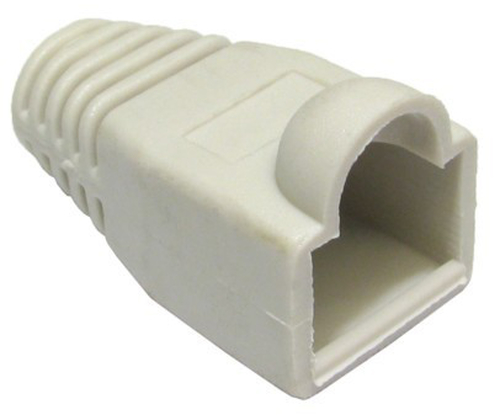 GREY RJ45 SNAGLESS BOOT B/Q 4000 – Cables Direct