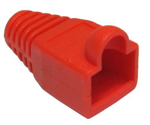 CDL Red RJ45 Snagless Boot – Cables Direct