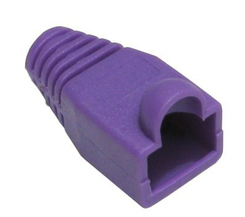 CDL Violet RJ45 Snagless Boot – Cables Direct