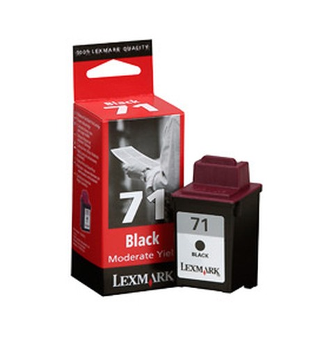 LEXMARK #71 BLACK INKJET CARTRIDGE MODERATE USE – Lexmark International