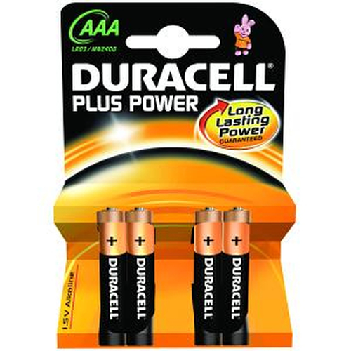 Duracell Plus AAA 4 Pack – Duracell