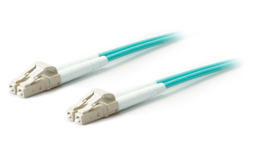 30m Aqua LC-LC 10Gb 50/125 OM3 Duplex Multimode PVC Fibre Optic Cable (LSZH) – Legrand