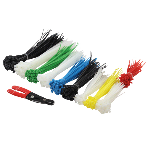 CABLE TIE PACK - 5 LENGTHS & 6 COLOURS (600 PCS) – LogiLink