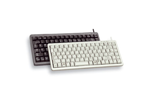 CORDED COMPACT KEYBOARD. FRENCH LAYOUT. BLACK. USB – Cherry