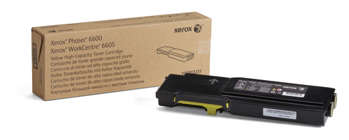 HIGH CAPACITY YELLOW TONER CARTR NA (YIELD 6K) – Xerox