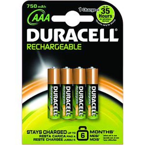 Duracell StayCharged AAA 4 Pack – Duracell