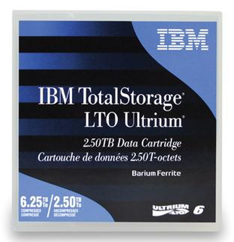 IBM Ultrium LTO 6 Data Cartridge 2.5TB / 6.25TB. – IBM