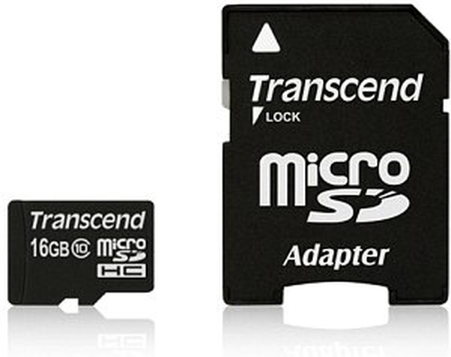 Transcend Premium - Flashgeheugenkaart (Adapter voor microSDHC naar SD inbegrepen) - 16 GB - UHS-I U1 / Class10 - microSDHC UHS-I – Transcend Information UK LTD