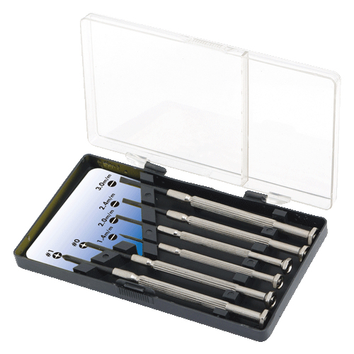Tool set, screwdriver small, 6 pcs. – LogiLink