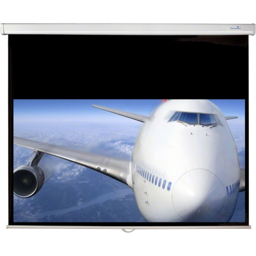 2m Manual screen in 16:9 brackets. – Sapphire