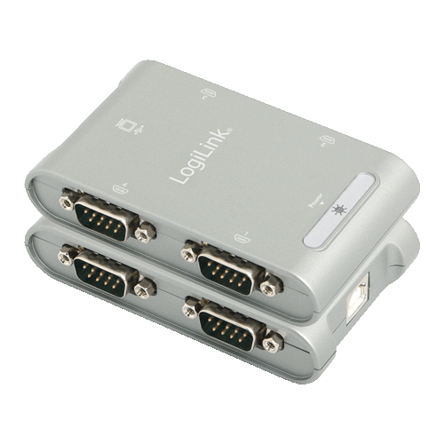 USB Adapter, USB to 4x Serial – LogiLink