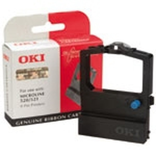 OKI - Black - print ribbon - for Microline 520, 520 Elite, 521, 521 Elite – OKI
