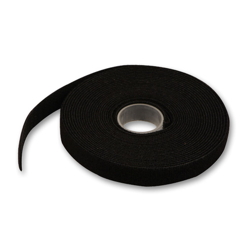 HOOK/LOOP CABLE TIE ROLL COLOUR BLACK WIDTH 13MM 5M – Lindy