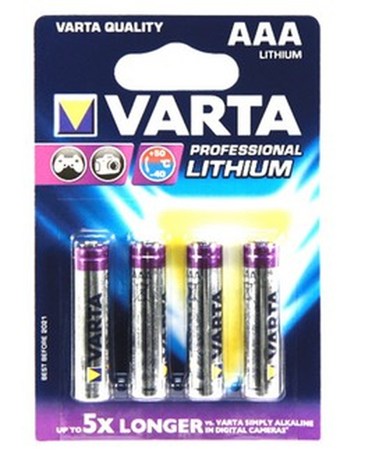 Professional Lithium AAA – Varta