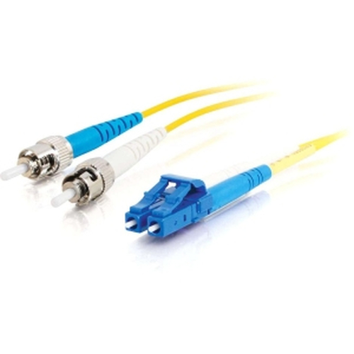 1m LC-ST 9/125 OS1 Duplex Singlemode PVC Fibre Optic Cable (LSZH) - Yellow9/125 micron cable for Gigabit Ethernet applications where protection from toxic and corrosive gases is critical – Legrand
