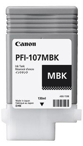 Canon PFI107MBK Ink Tank 130ml – Canon