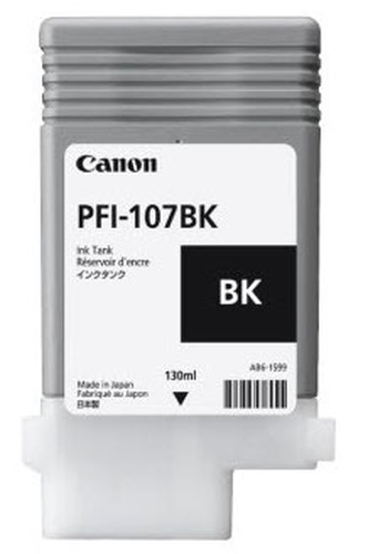 Canon PFI107BK Ink Tank 130ml – Canon