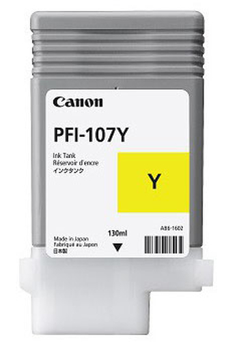 Canon PFI107Y Ink Tank 130ml – Canon