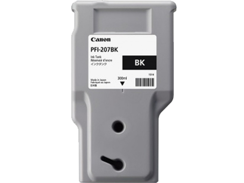 Canon PFI207BK Ink Tank 300ml – Canon
