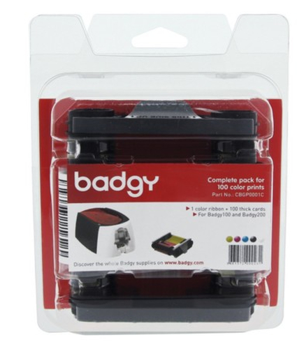 Badgy 1 YMCKO rib 100 prints – Evolis