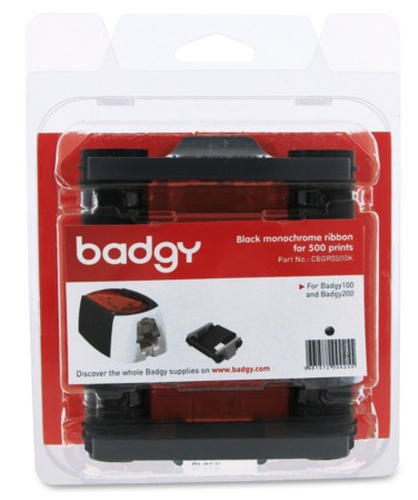 Badgy Black Monochrome Ribbon – Evolis