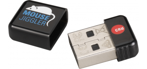 CRU Mouse Jiggler MJ-3- Mouse/keyboard activity emulation dongle- tiny size- works like MJ-1 by default- programmable- Single unit – CRU