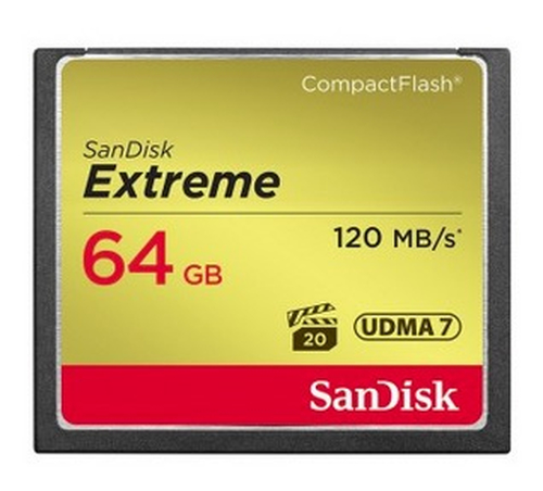 SanDisk 64GB Extreme CompactFlash Card – SanDisk