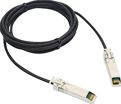 Lenovo - 10GBase direct attach cable - SFP+ (M) to SFP+ (M) - 2 m - passive - for ThinkAgile HX2320 Appliance, MX1021 Certified Node, ThinkSystem SD630 V2 – Lenovo
