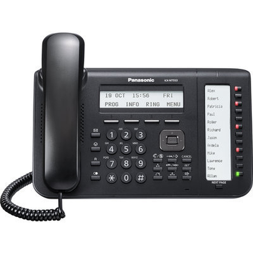 PANASONIC KX-NT553X-B 3 LINE IP PHONE BL – Panasonic