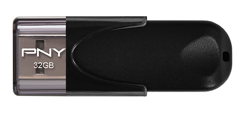 PNY ATTACH 4 USB2.0 32GB READ 25MB/S WRITE 8MB/S – PNY