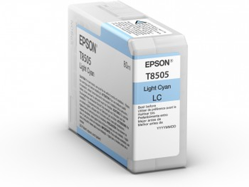 SINGLEPACK LIGHT CYAN T850500 ULTRACHROME HD K 80ML – Epson