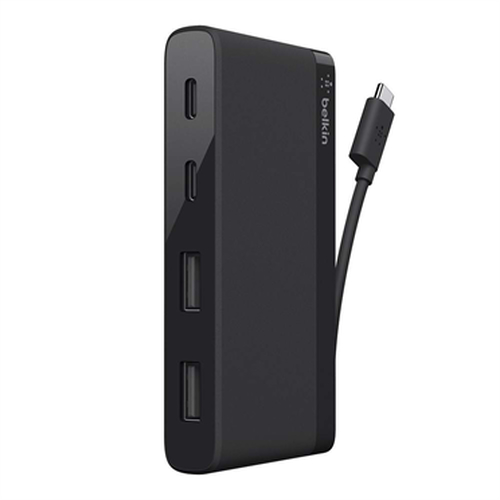 4-PORT USB-C TRAVEL HUB 2XUSB A/2XUSB C BLACK – Belkin Components