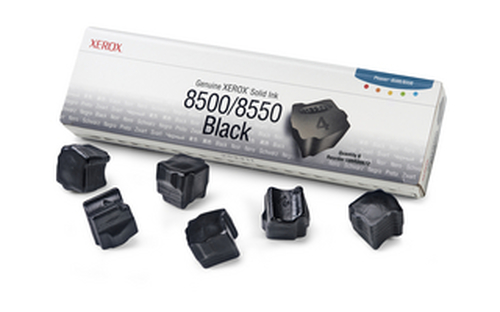 XEROX PHASER 8550 BLACK PHASER 8550 8500 BLACK 6 PACK – Xerox