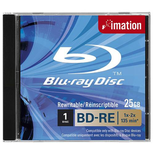 IMATION BLURAY RECORDABLE 25gb BD-RE SL 1PK JEWEL – Imation Corp