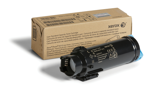 CYAN STANDARD CAP TONER /F WC6515/PHASER6510(1000 PAGES) – Xerox