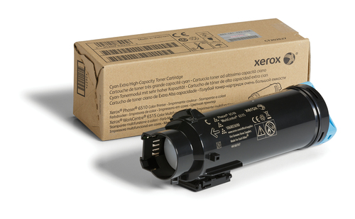 CYAN EXTRA HIGH CAP TONER /F WC6515/PHASER6510(4500 PAGES) – Xerox