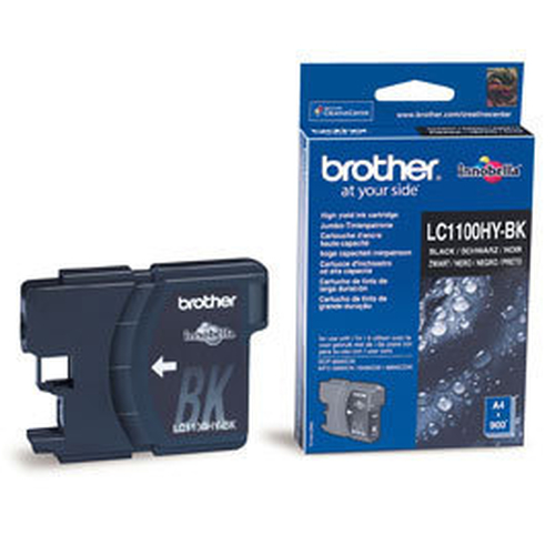 LC-1100HYBK INK CARTRIDGE BLACK F/ MFC-6490CW 900 PGS – Brother