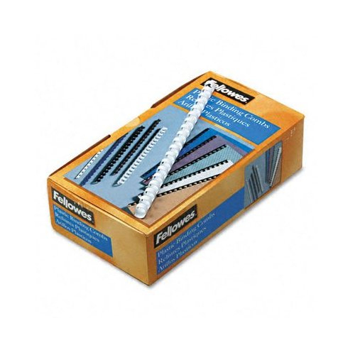 FELLOWES Apex 6201001 White Plastic Comb 12mm 100pk – Fellowes