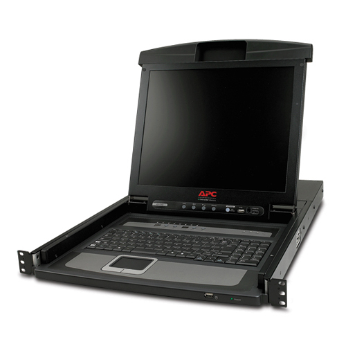 APC 17Rk LCD Cons Int 8Port AnlgKVM Swt – APC