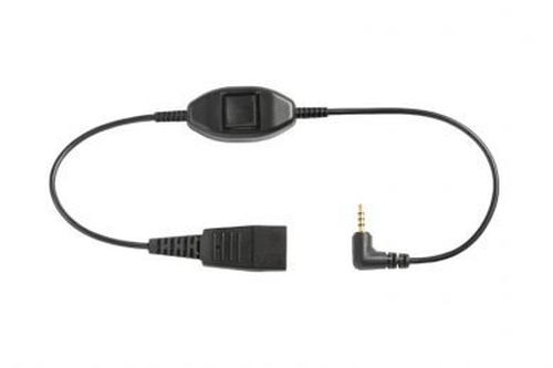 QD TO 2.5MM STEREO PLUG W/PT F/ NOKIA 6300/E30 – GN
