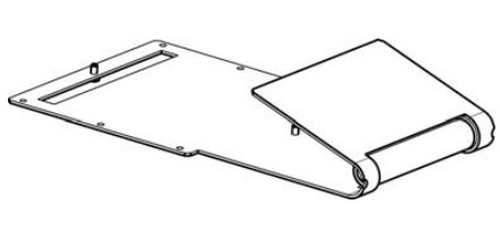 ADAPT FOR ROLL HOLDER BELOW POS 250MM DIA.MAX FOR TTP 2000 – Zebra Technologies