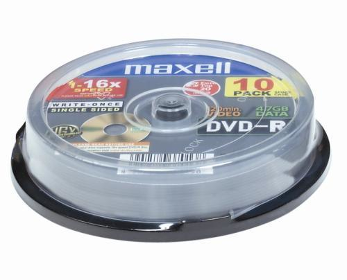 Maxell DVD-R 4.7GB X 10 PACK SPINDLE – Maxell