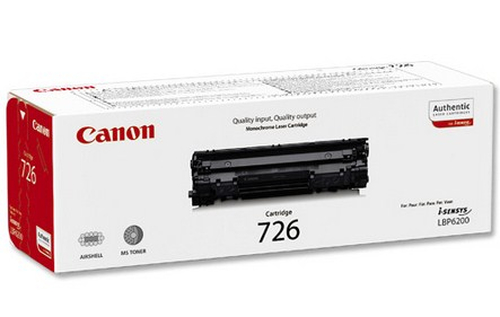 Black 726 Toner Cartridge (2100 Pages) – Canon