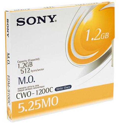 SONY 1.2GB 512 BYTES/SECTOR SONY 1.2GB 512 BYTES/SECTOR MO – Sony