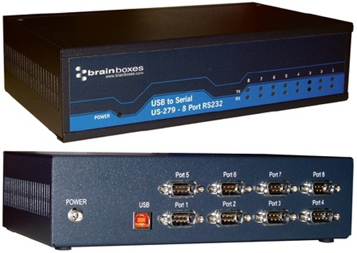 Brainboxes USB 8 Port Serial – Brainboxes