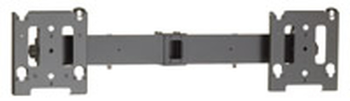 Flat panel dual side-by-side display accessory with tilt max weight 56.7kg - Black – MILESTONE