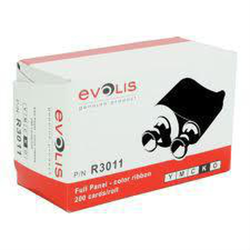 EVOLIS PRINTER RIBBON YMCKO EVOLIS PRINTER RIBBON YMCKO 200 COLOUR IMAGES R3011 – Evolis
