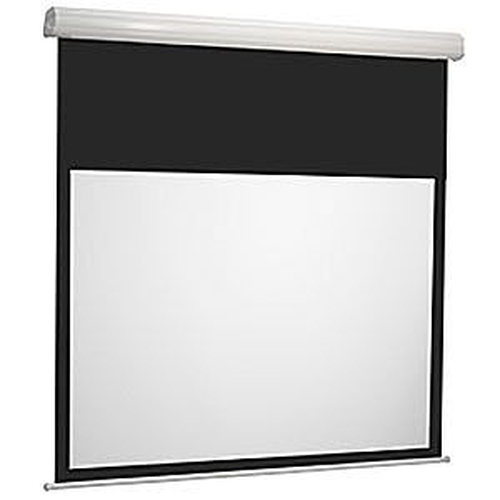 Manual Pull Down 190cm x 107cm Viewing Area 95" Diagonal 16:9 Format Matte White - Black Borders Diplomat Manual – Draper